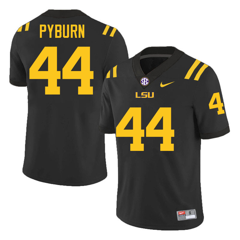 #44 Jack Pyburn LSU Tigers Jersey,Louisiana State University Tigers Football Jersey-Black
